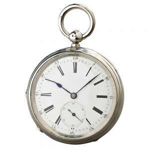English heavy silver pocket chronometer Circa 1810