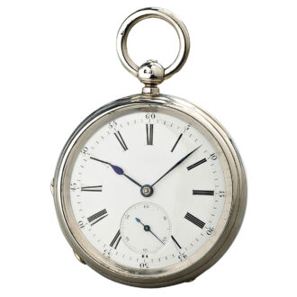 English heavy silver pocket chronometer Circa 1810