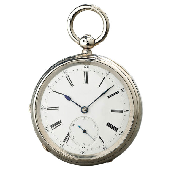 English heavy silver pocket chronometer Circa 1810 English heavy silver pocket chronometer Circa 1810