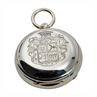 English heavy silver pocket chronometer Circa 1810 English heavy silver pocket chronometer Circa 1810