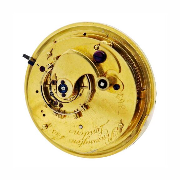 English heavy silver pocket chronometer Circa 1810 English heavy silver pocket chronometer Circa 1810