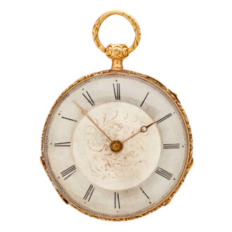 Swiss gold quarter repeating watch by Vacheron Circa 1830