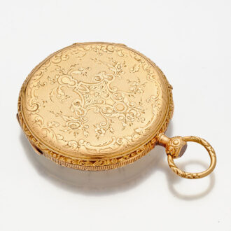 Swiss gold quarter repeating watch by Vacheron Circa 1830