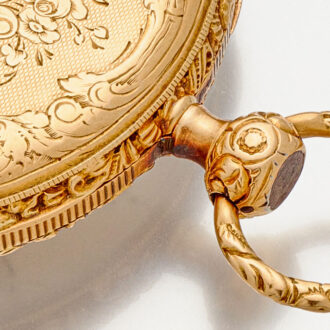 Swiss gold quarter repeating watch by Vacheron Circa 1830