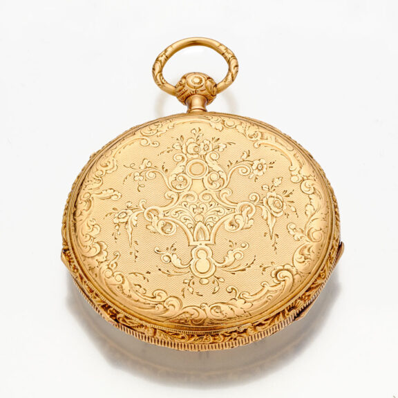 Swiss gold quarter repeating watch by Vacheron Circa 1830 Swiss gold quarter repeating watch by Vacheron Circa 1830