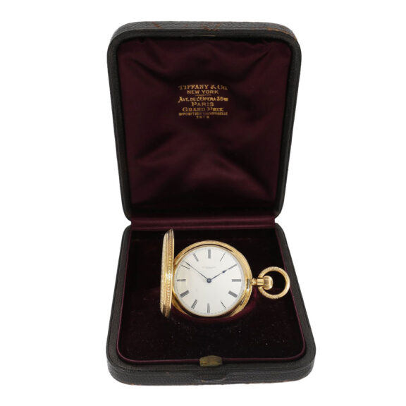 Swiss gold watch, special case decoration "Vermicelle" Circa 1855 Swiss gold watch, special case decoration "Vermicelle" Circa 1855