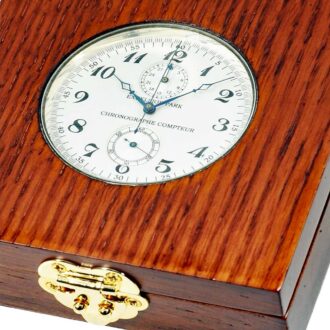 Swiss watch with chronograph and 30 min. counter Circa 1950