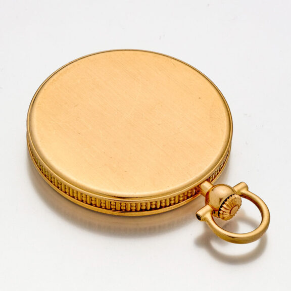 Elegant Swiss 18 carat gold lever pocket watch Circa 1985 Elegant Swiss 18 carat gold lever pocket watch Circa 1985