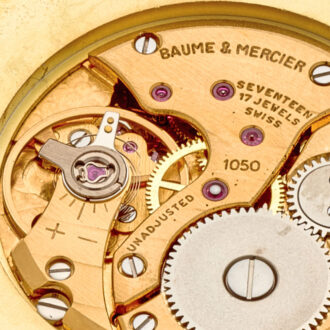 Elegant Swiss 18 carat gold lever pocket watch Circa 1985