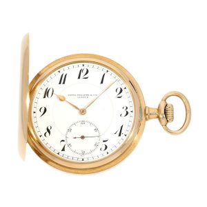 Swiss gold crown winding cylinder pocket watch Circa 1900