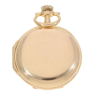 Swiss gold hunting cased lady's watch "Louis XV" Circa 1885