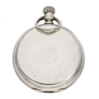 Swiss silver open faced Patek Philippe watch Circa 1877