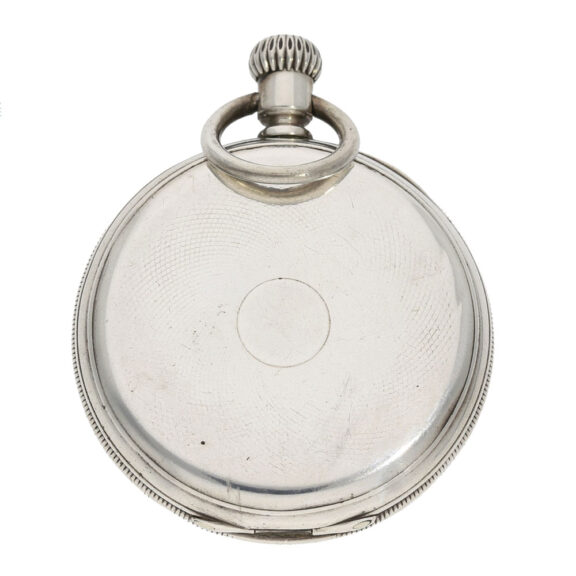 Swiss silver open faced Patek Philippe watch Circa 1877 Swiss silver open faced Patek Philippe watch Circa 1877