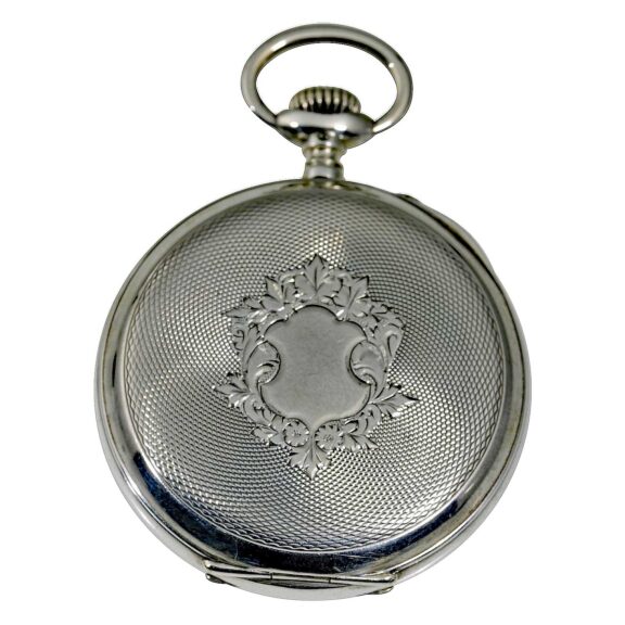 Swiss silver open faced deck watch Circa 1900. Swiss silver open faced deck watch Circa 1900.