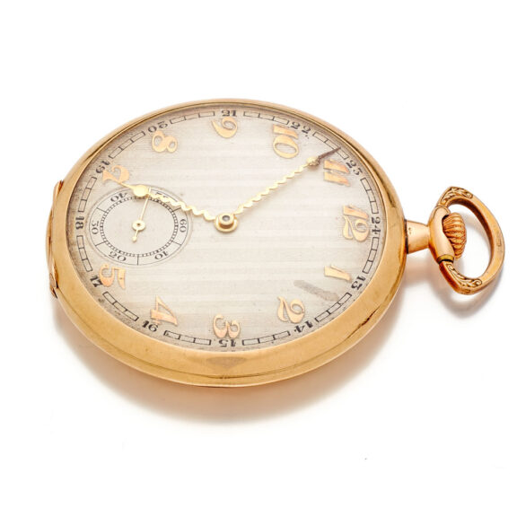 Swiss 14 carat gold keyless wind Art Deco watch Circa 1930 Swiss 14 carat gold keyless wind Art Deco watch Circa 1930