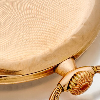 Swiss 14 carat gold keyless wind Art Deco watch Circa 1930