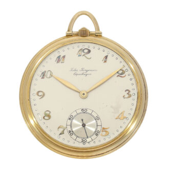 Very fine Danish gold Art Deco dress watch Circa 1935