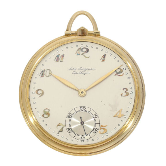 Very fine Danish gold Art Deco dress watch Circa 1935