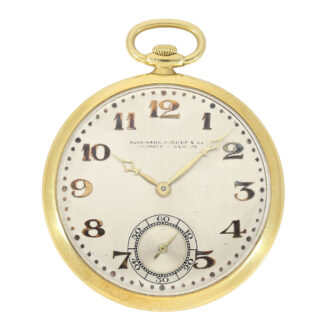 Swiss gold Art Deco dress watch with Breguet dial Circa 1930 Swiss gold Art Deco dress watch with Breguet dial Circa 1930