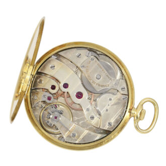 Swiss gold Art Deco dress watch with Breguet dial Circa 1930 Swiss gold Art Deco dress watch with Breguet dial Circa 1930