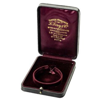 French silver open faced lever deck watch Circa 1890.