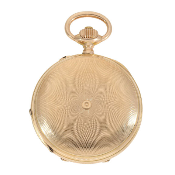 Russian 14k pink gold full hunting cased watch Circa 1900 Russian 14k pink gold full hunting cased watch Circa 1900