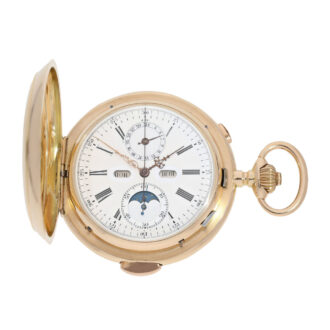 French gold repeating watch with 6 complications Circa 1900