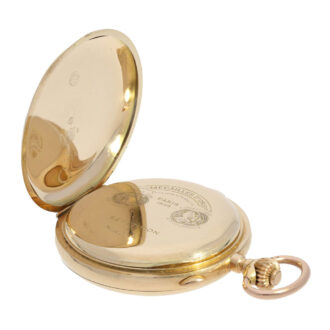 Swiss gold repeating chronograph pocket watch Circa 1900