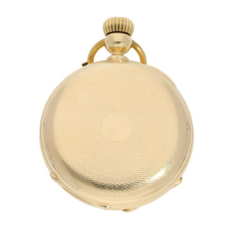 Swiss gold watch with pivoted detent escapement Circa 1860