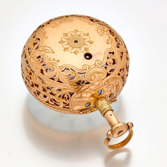 Solid English gold and enamel quarter repeating watch Circa 1765 Solid English gold and enamel quarter repeating watch Circa 1765
