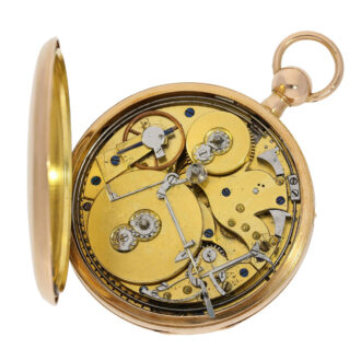 Swiss gold repeating watch with musical movement Circa 1811