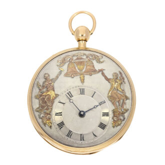 French gold repeating automaton with Jaquemarts Circa 1820