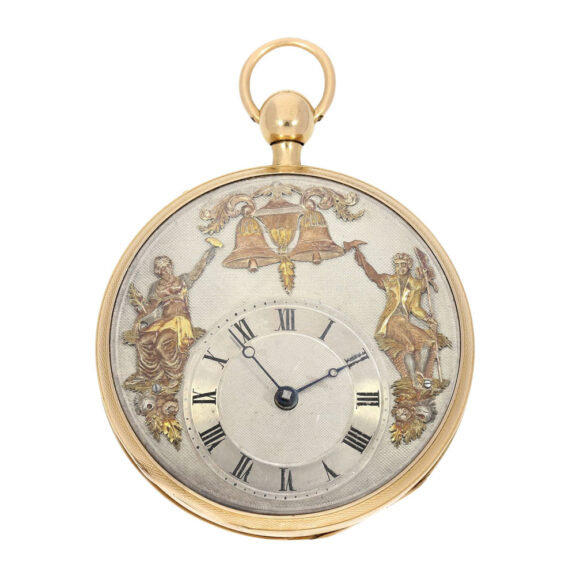 French gold repeating automaton with Jaquemarts Circa 1820