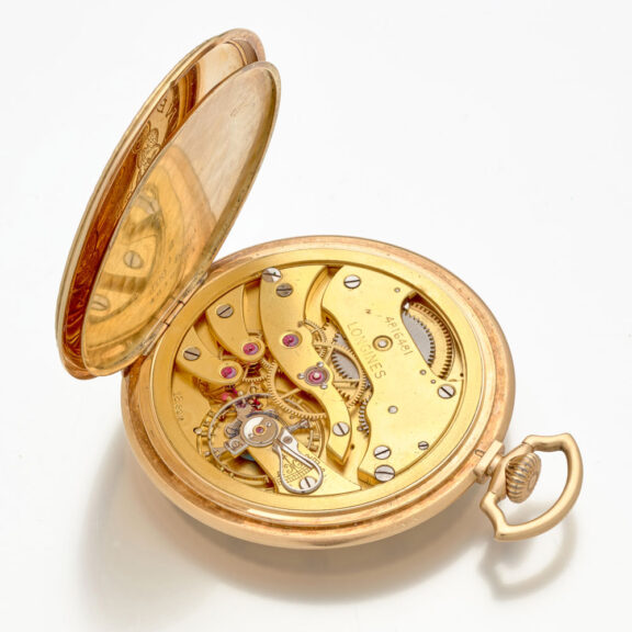 Swiss 14K gold open faced Art Deco dress watch Circa 1930 Swiss 14K gold open faced Art Deco dress watch Circa 1930