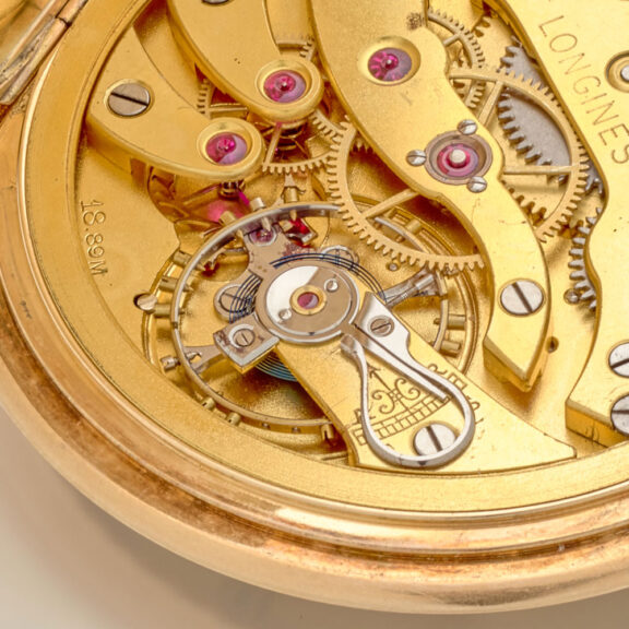 Swiss 14K gold open faced Art Deco dress watch Circa 1930 Swiss 14K gold open faced Art Deco dress watch Circa 1930