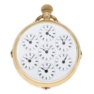 English gold double-faced, astronomical watch Circa 1890