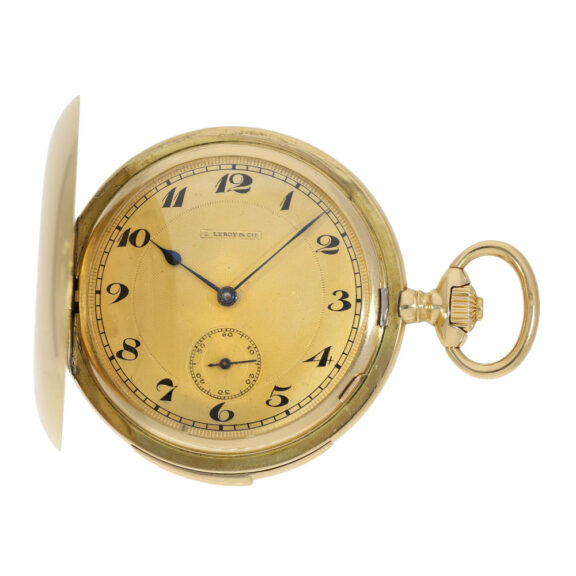 Swiss gold hunting cased 'carillon' minute repeater Circa 1910