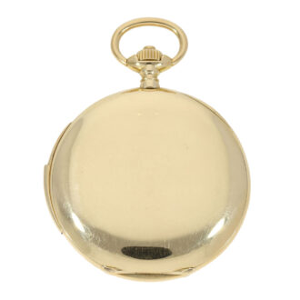 Swiss gold hunting cased 'carillon' minute repeater Circa 1910