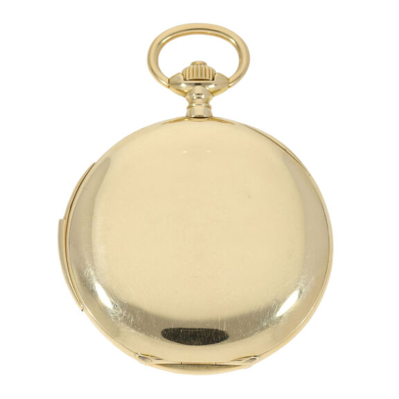 Swiss gold hunting cased 'carillon' minute repeater Circa 1910 Swiss gold hunting cased 'carillon' minute repeater Circa 1910