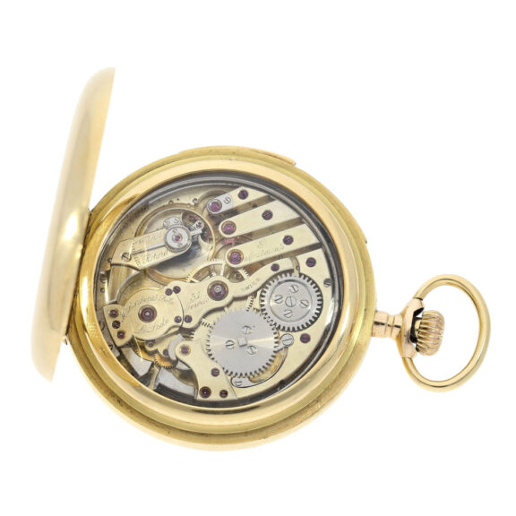 Heavy English gold watch 'carillon' minute repeater Circa 1910 Heavy English gold watch 'carillon' minute repeater Circa 1910