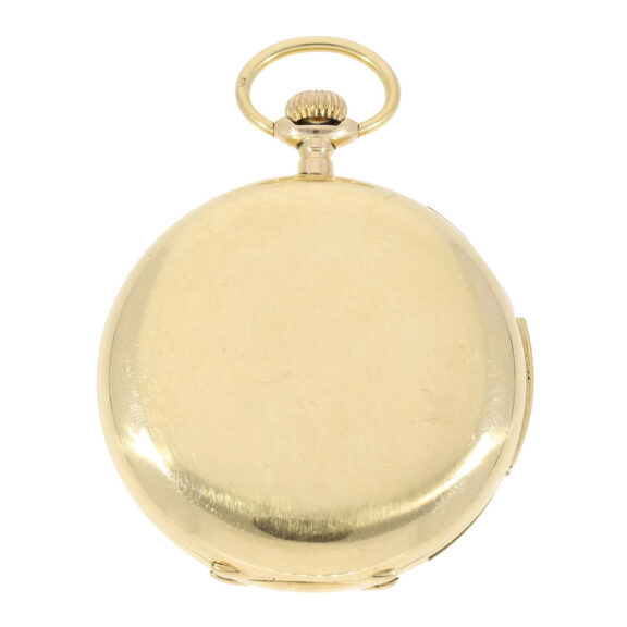 Heavy English gold watch 'carillon' minute repeater Circa 1910 Heavy English gold watch 'carillon' minute repeater Circa 1910