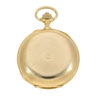 Swiss 18k gold watch with Grande & Petit Sonnerie Circa 1875