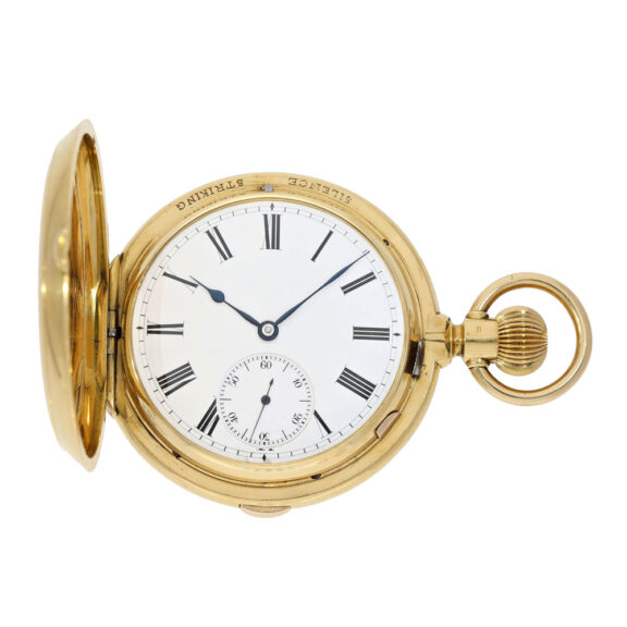 Swiss grande sonnerie minute repeater with carillon Circa 1895