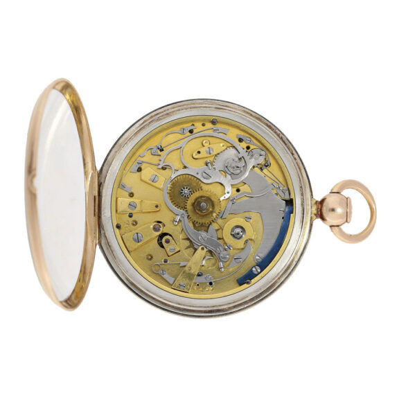 French 20k pink gold quarter repeating watch Circa 1809 French 20k pink gold quarter repeating watch Circa 1809