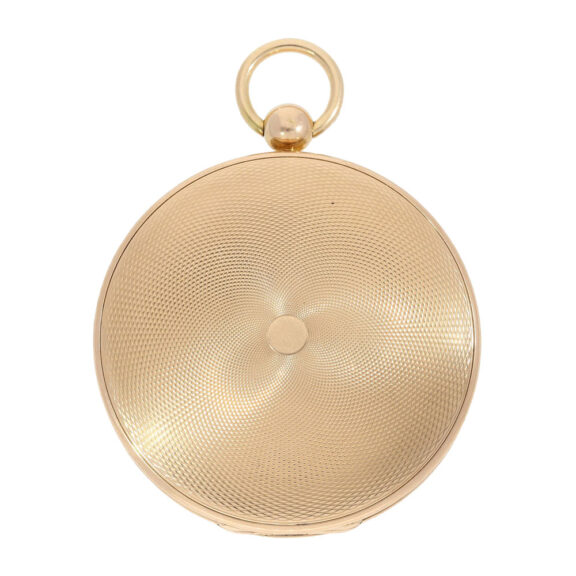 French gold open faced cylinder pocket watch Circa 1805 French gold open faced cylinder pocket watch Circa 1805