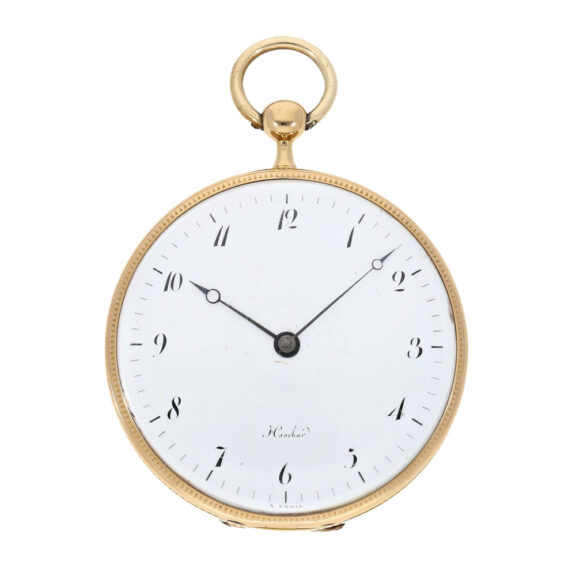Very fine French gold watch with ruby cylinder Circa 1810