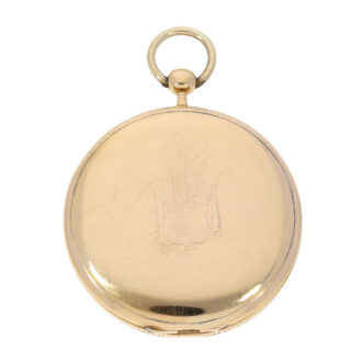 Very fine French gold watch with ruby cylinder Circa 1810