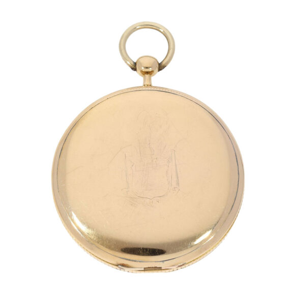 Very fine French gold watch with ruby cylinder Circa 1810 Very fine French gold watch with ruby cylinder Circa 1810