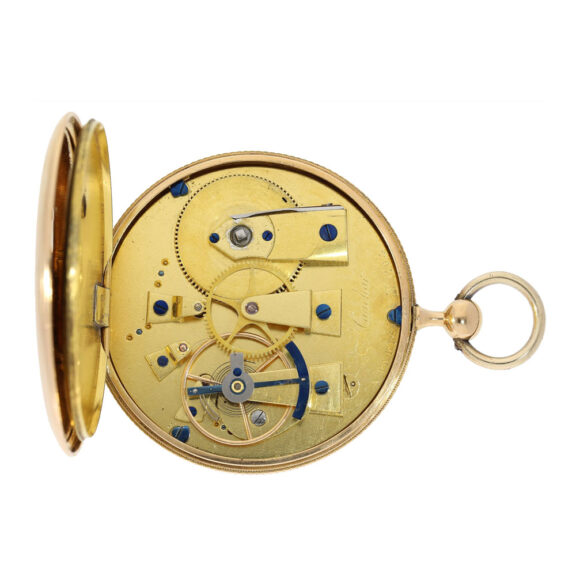 Very fine French gold watch with ruby cylinder Circa 1810 Very fine French gold watch with ruby cylinder Circa 1810