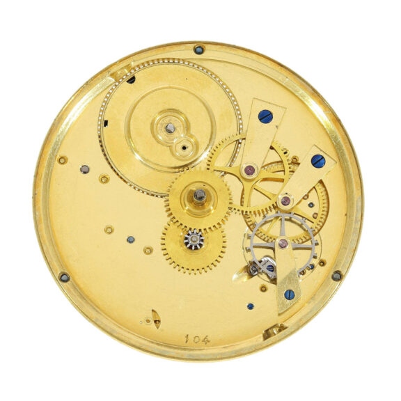 Very fine French gold watch with ruby cylinder Circa 1810 Very fine French gold watch with ruby cylinder Circa 1810